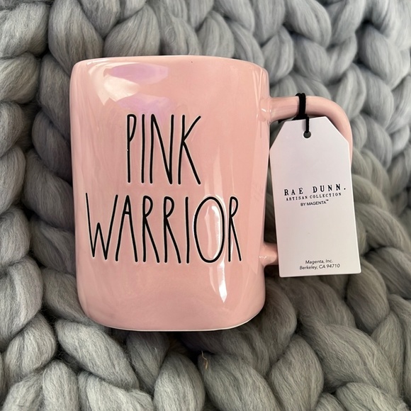 Rae Dunn Other - Rae Dunn Pink Warrior Mug